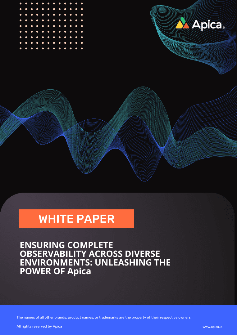 Product briefs, technical briefs, data sheets of Apica & its capabilities 47 Ensuring-Complete-Observability-Across-Diverse-Environments-Unleashing-the-Power-of-Apica-White-Paper