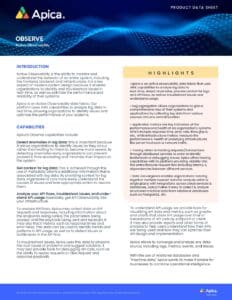 OBSERVE (Data Sheet) 1 OBSERVE Data Sheet pdf