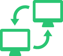 Advanced Scripting 11 icon converting scripts green