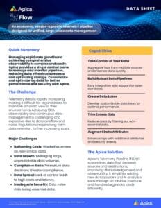Apica Telemetry Pipeline Solution 1 Apica Telemetry Pipeline Solution pdf
