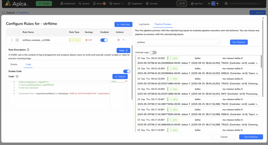 What is a Telemetry Pipeline? The Complete Guide 4 Standardizing Time zone to IST